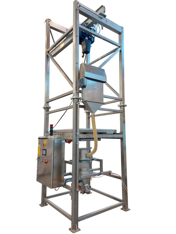 Entstaubung mit Inline-Staubrückgewinnung