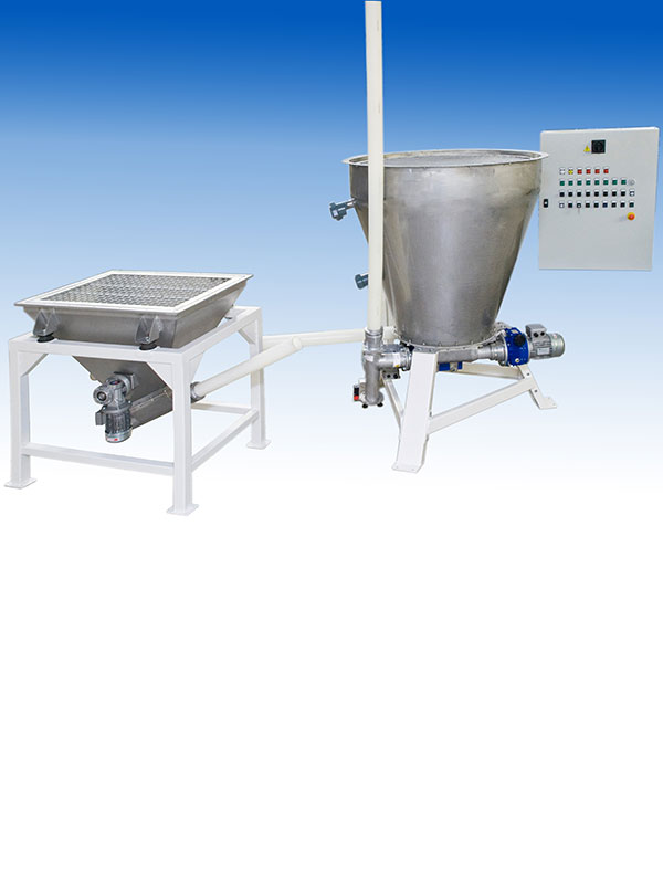Lagertrichter Pulver und Granulate