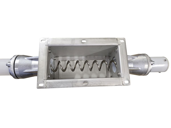 Entnahmegehäuse der flexiblen Schnecke