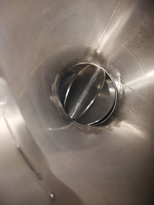 Hervorstehender Rotor der Gimat-Zellenradschleuse